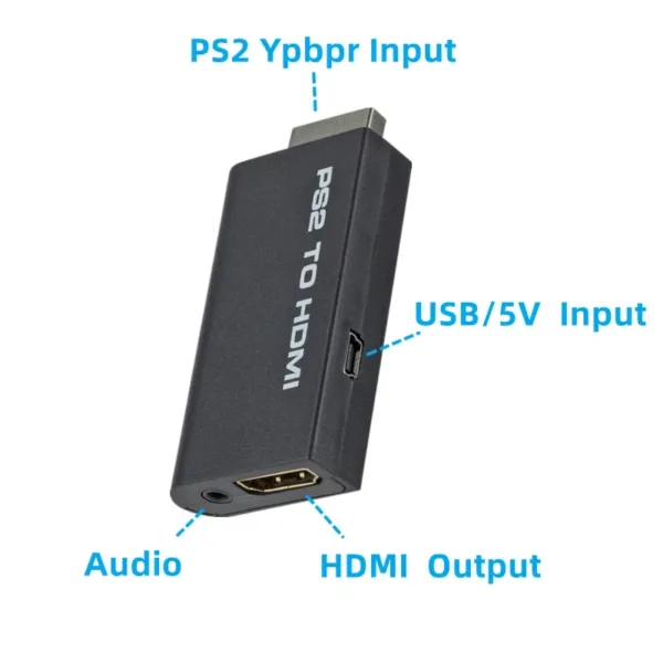 Adaptador Convertidor De Audio Y Video De Alta Calidad
