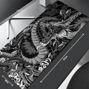 Nuevo Alfombrilla Gamer Premium en Blanco y Negro y mejora tu rendimiento