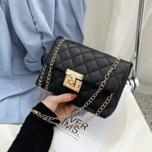 Increíble Bolso Cruzado Pequeño de Cuero Auténtico