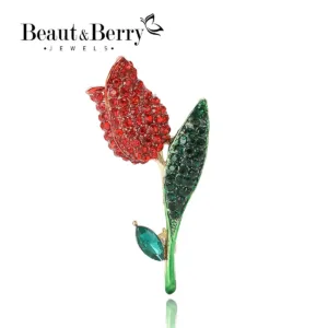 Genial Diamantes de imitación: cepillos de flores brillantes