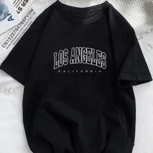 Innovador Camiseta Estampada con Letras de Brooklyn