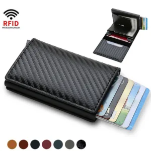 Cartera Delgada de Aluminio Accesorio de Calidad