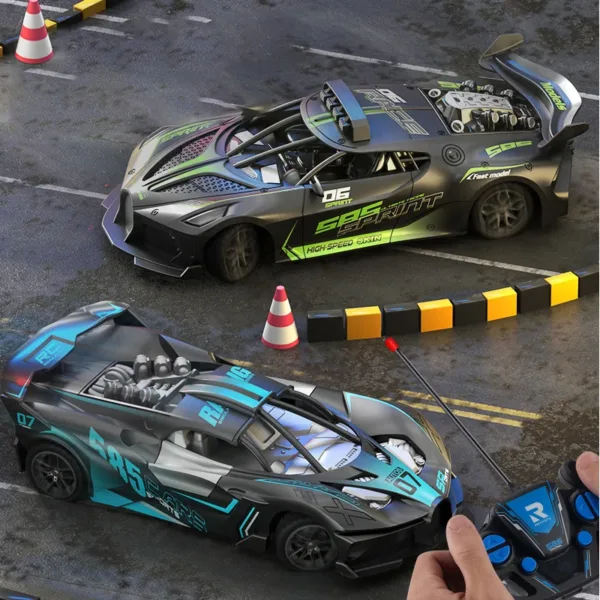 Cautivador Coche De Carreras A Control Remoto