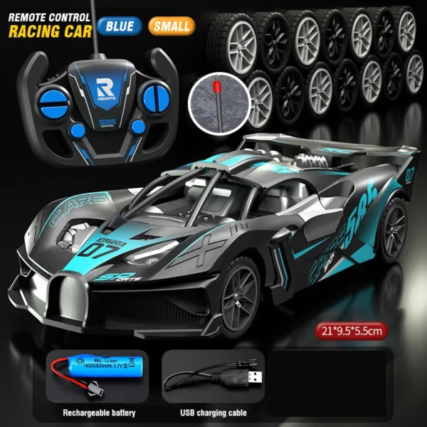 Cautivador Coche De Carreras A Control Remoto