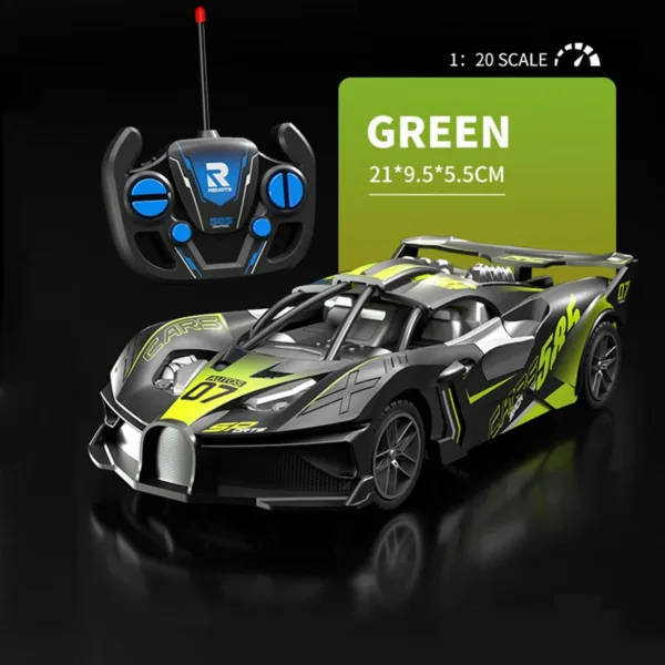 Cautivador Coche De Carreras A Control Remoto