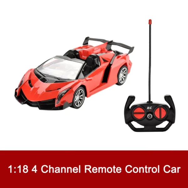 Mágico Auto A Control Remoto Con Luz Led