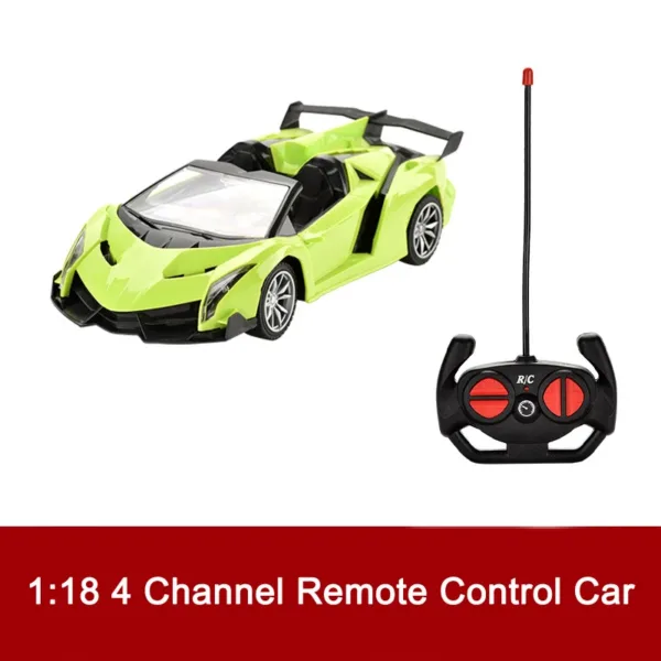 Mágico Auto A Control Remoto Con Luz Led