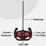 Mágico Auto A Control Remoto Con Luz Led