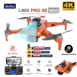 Vibrante Dron Profesional con Cámara HD 4K
