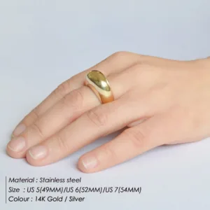 Asombroso Anillos de Acero Inoxidable