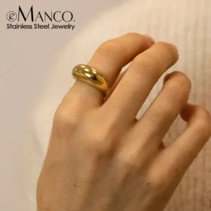 Asombroso Anillos de Acero Inoxidable