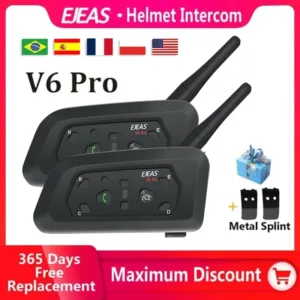 Notable Auriculares Pro Inalámbrica  Para Motoristas