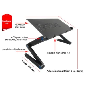 Fabuloso Escritorio Plegable para laptop muy ligero