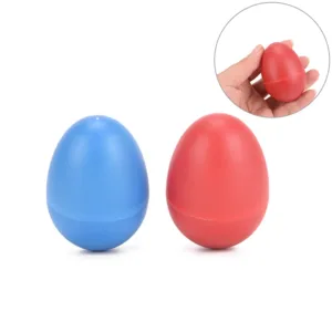 Espléndido Huevos De Sonido De Plástico Coloridos Para Niños