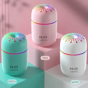 Eficaz Humidificador de Aromaterapia con Luz Colorida