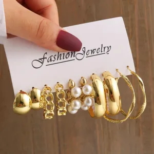 Cautivador Pendientes de Perlas Elegantes para Mujer