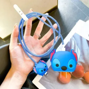 Eficaz Kit de Protectores de Cable con Diseños de Dibujos