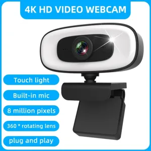 Mini cámara web Micro 4K: Asombroso y brillante para máquina