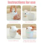 Fabuloso Mini Humidificador De Aire Para El Hogar