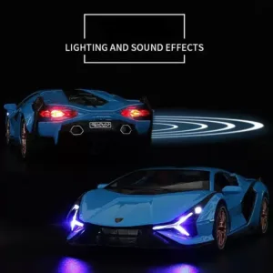 Réplica de Coche Deportivo de Metal Fascinante Diseño