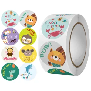 Hermoso Pack De Pegatinas Coloridas Y Divertidas Para Niños