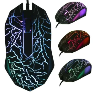 Inspirador Mouse Gamer Profesional con Cable USB