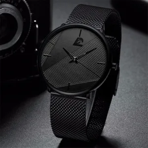 Esencial Reloj de Cuarzo Minimalista para Hombre