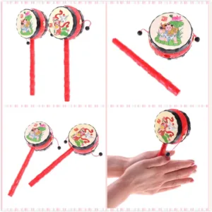 Fascinante Sonajero Tradicional Chino Para Bebé Y Niño