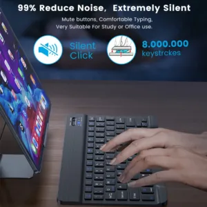 Fenomenal Teclado Inalámbrico Bluetooth para Tabletas