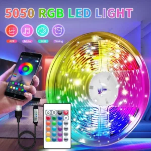 Tira De Luces Led Multicolor De Alta Eficiencia Asombroso Y Brillante