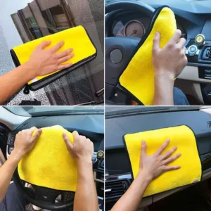 Toalla de Microfibra Ultra Absorbente para Cuidado de Coche