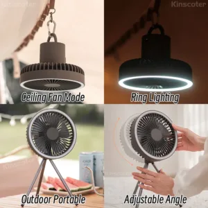 Fascinante Ventilador Eléctrico de Escritorio Portátil