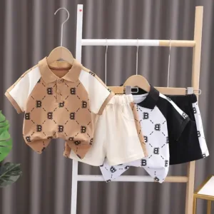 Necesario Conjunto De Ropa Simple De Verano Para Bebe