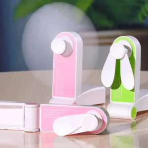 Mini ventilador USB: Frescura portátil y eficaz para tus aventuras (portátil, frescura, aventuras)