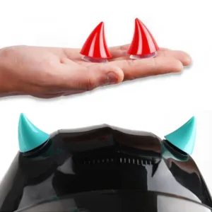 Adorno Auténtico Casco de Motocicleta en Dos Partes