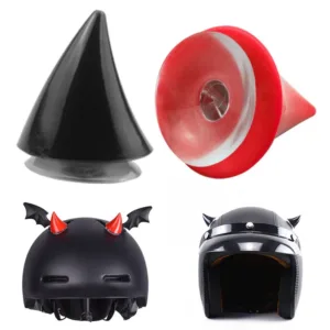 Adorno Auténtico Casco de Motocicleta en Dos Partes