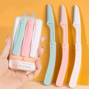Afeitadora facial plegable segura para mujer: la solución perfecta para un afeitado cómodo y sin riesgos