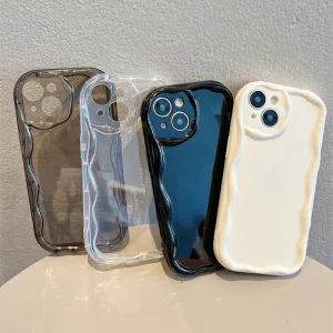 Imagen del producto Funda transparente de Color sólido para iPhone: Protección y estilo en un solo accesorio | Compra online en Tiendafiable