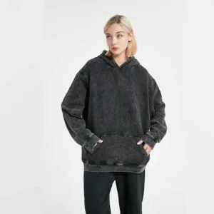 Sudadera con capucha de algodón puro