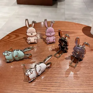 Imagen del producto Soporte de anillo de conejito para móvil: ¡Práctico y adorable! | Compra online en Tiendafiable