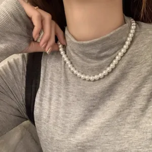 Collares de perlas de agua dulce: elegancia y simplicidad para mujer
