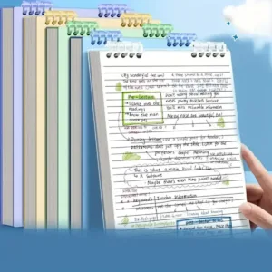 Cuaderno grueso con encuadernación en espiral: ideal para tomar notas y organizar tus ideas