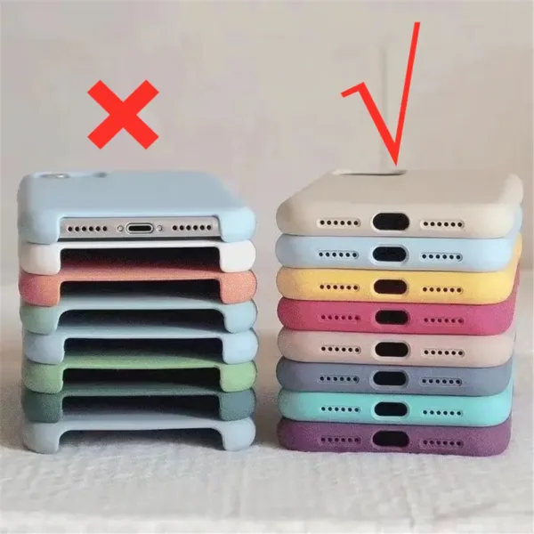 Funda De Silicona Líquida Original Para Iphone: Protección Y Estilo En Un Solo Producto