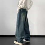 Pantalones Vaqueros De Pierna Ancha Para Hombre: Estilo Y Comodidad En Un Solo Diseño