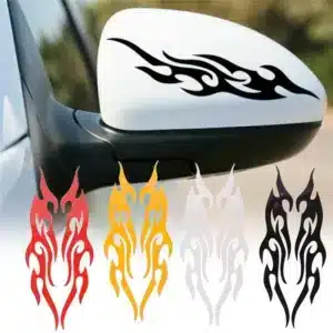 Pegatina Reflectante De Llama Modificada
