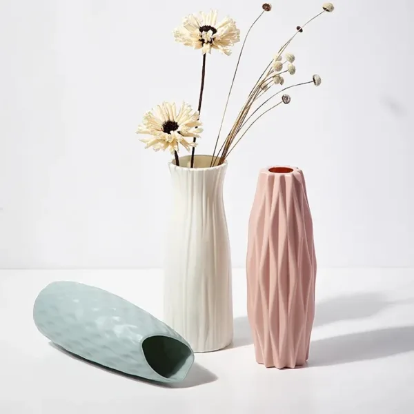 Florero De Plástico Decorativo: El Toque Perfecto Para Tu Hogar