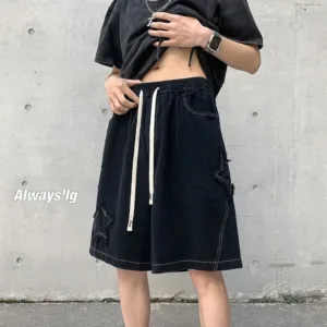 Pantalones cortos de mezclilla Vintage para hombre: estilo retro y comodidad en un solo producto