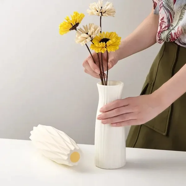 Florero De Plástico Decorativo: El Toque Perfecto Para Tu Hogar