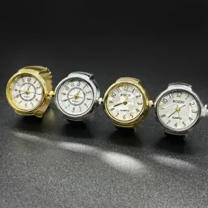 Relojes de dedo anillos simples para hombres y mujeres