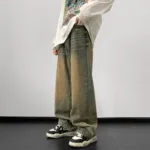 Pantalones Vaqueros De Pierna Ancha Para Hombre: Estilo Y Comodidad En Un Solo Diseño